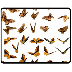 Butterfly Butterflies Insect Swarm Fleece Blanket (medium)