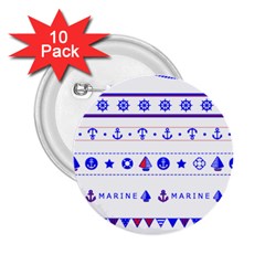 Marine Nautical Clip Art 2 25  Buttons (10 Pack) 