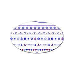 Marine Nautical Clip Art Sticker Oval (10 Pack) by Salman4z