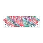 Lotus Feathers Boho Watercolor Sticker Bumper (10 pack) Front