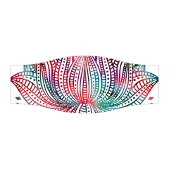 Lotus Feathers Boho Watercolor Stretchable Headband by Salman4z