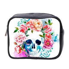 Day Of The Dead Skull Art Mini Toiletries Bag (two Sides) by Salman4z