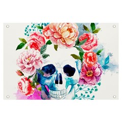 Day Of The Dead Skull Art Banner And Sign 6  X 4 