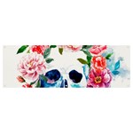 Day Of The Dead Skull Art Banner and Sign 12  x 4  Front