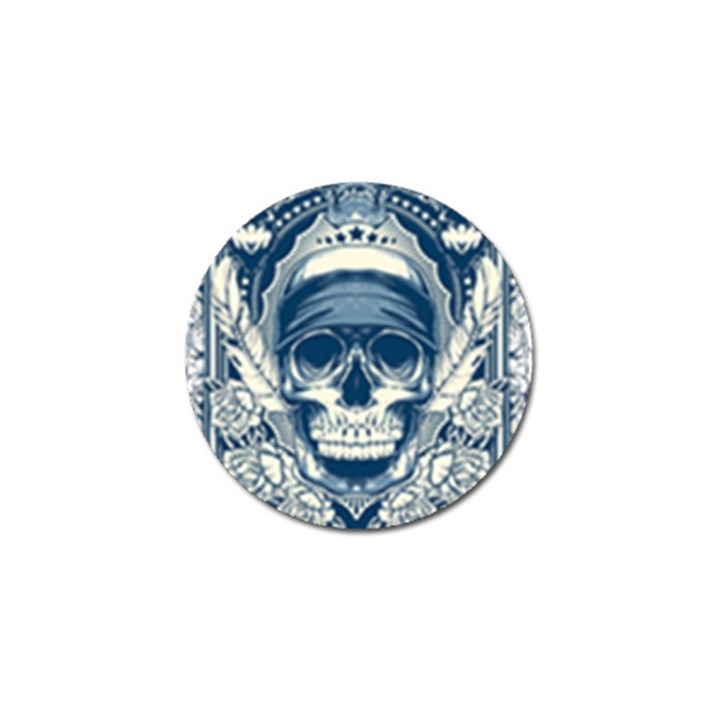 Skull Drawing Golf Ball Marker (4 pack)