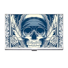 Skull Drawing Business Card Holder by Salman4z