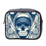 Skull Drawing Mini Toiletries Bag (Two Sides) Front