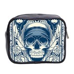 Skull Drawing Mini Toiletries Bag (Two Sides) Back