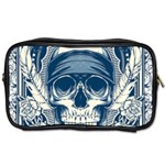 Skull Drawing Toiletries Bag (Two Sides) Front