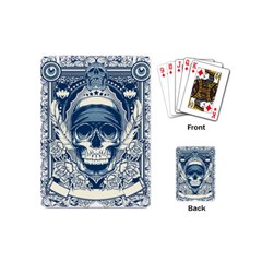 Skull Drawing Playing Cards Single Design (mini)