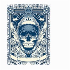 Skull Drawing Large Garden Flag (Two Sides)