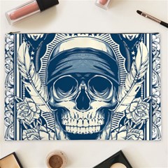 Skull Drawing Cosmetic Bag (xxl) by Salman4z