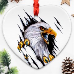 Eagle Ornament (Heart)