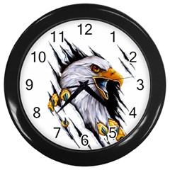 Eagle Wall Clock (Black)