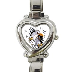 Eagle Heart Italian Charm Watch