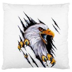 Eagle Standard Premium Plush Fleece Cushion Case (one Side) by Salman4z