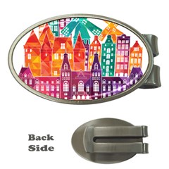 Vector Graphics Amsterdam Silhouette Money Clips (oval)  by Salman4z