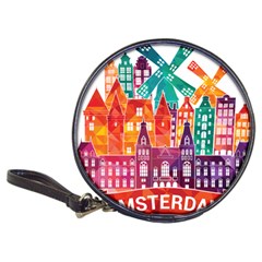 Vector Graphics Amsterdam Silhouette Classic 20-cd Wallets by Salman4z