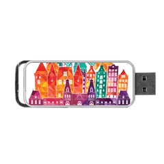 Vector Graphics Amsterdam Silhouette Portable Usb Flash (one Side) by Salman4z