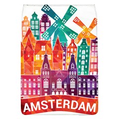 Vector Graphics Amsterdam Silhouette Removable Flap Cover (l) by Salman4z