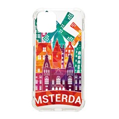 Vector Graphics Amsterdam Silhouette Iphone 11 Pro 5 8 Inch Tpu Uv Print Case by Salman4z