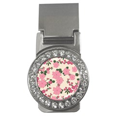 Floral Vintage Flowers Money Clips (cz)  by Dutashop