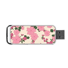 Floral Vintage Flowers Portable Usb Flash (one Side) by Dutashop