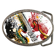 Electric Guitar Grunge Belt Buckles by Salman4z