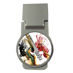 Electric Guitar Grunge Money Clips (round)  by Salman4z