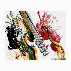 Electric Guitar Grunge Small Glasses Cloth by Salman4z