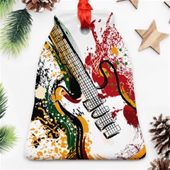 Electric Guitar Grunge Ornament (bell)