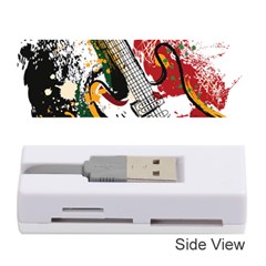 Electric Guitar Grunge Memory Card Reader (stick) by Salman4z