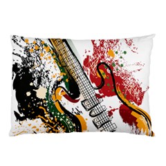 Electric Guitar Grunge Pillow Case (two Sides)