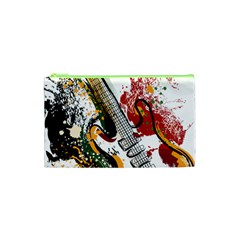 Electric Guitar Grunge Cosmetic Bag (xs) by Salman4z