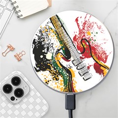 Electric Guitar Grunge Wireless Fast Charger(white) by Salman4z