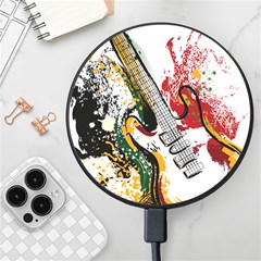 Electric Guitar Grunge Wireless Fast Charger(black)