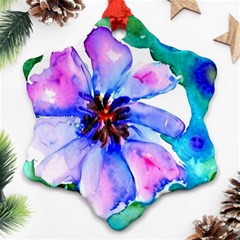 220cde476e6c434b8bbbaee3fd39d8f1 Snowflake Ornament (two Sides)