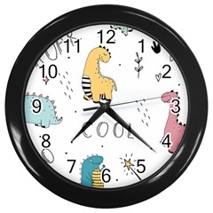 20230509 010828 0000 Wall Clock (black) by Fhkhan22