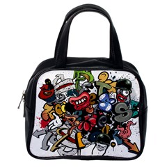 Mural Graffiti Paint Classic Handbag (one Side) by Salman4z