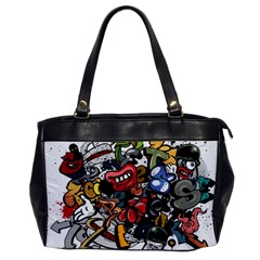 Mural Graffiti Paint Oversize Office Handbag by Salman4z