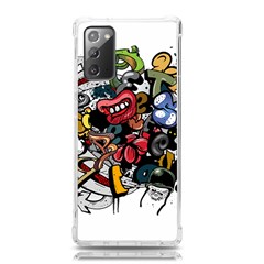 Mural Graffiti Paint Samsung Galaxy Note 20 Tpu Uv Case by Salman4z