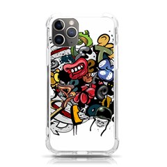 Mural Graffiti Paint Iphone 11 Pro 5 8 Inch Tpu Uv Print Case by Salman4z