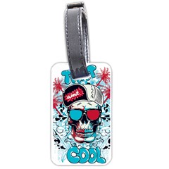 That Cool Graffiti Skull Luggage Tag (one Side) by Salman4z