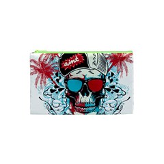 That Cool Graffiti Skull Cosmetic Bag (xs) by Salman4z