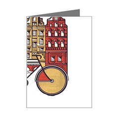 Amsterdam Graphic Design Poster Illustration Mini Greeting Card by Salman4z