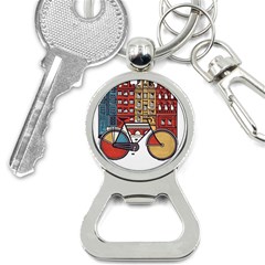 Amsterdam Graphic Design Poster Illustration Bottle Opener Key Chain by Salman4z