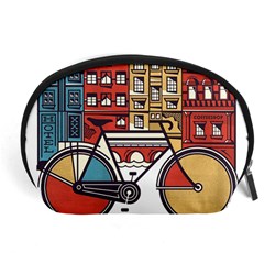 Amsterdam Graphic Design Poster Illustration Accessory Pouch (large) by Salman4z