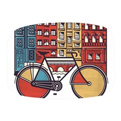 Amsterdam Graphic Design Poster Illustration Mini Square Pill Box by Salman4z