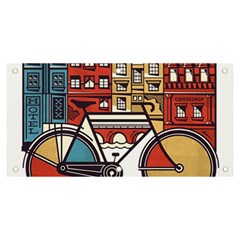 Amsterdam Graphic Design Poster Illustration Banner And Sign 6  X 3  by Salman4z