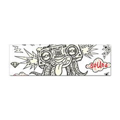 Drawing Clip Art Hand Painted Abstract Creative Space Squid Radio Sticker (bumper) by Salman4z